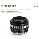 TTArtisans 23mm F1.4 APS-C Lens for Sony E mount a5000 a5500 a6000 a6300 a6400
