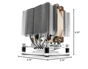 Noctua NH-D9L, Premium CPU Cooler with NF-A9 92mm Fan (Brown) for Desktop