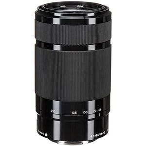 Sony E 55-210mm F4.5-6.3 Lens for Sony E-Mount Cameras (Black)