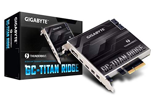 GIGABYTE GC-Titan Ridge (Titan Ridge Thunderbolt 3 Expansion PCIe Card)