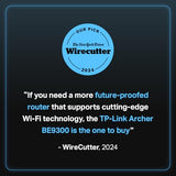 TP-Link BE9300 Tri-Band Wi-Fi 7 Router Archer BE550, 6-Stream, Up to 2,000 Sq Ft