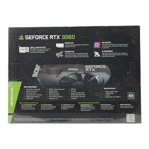 MSI GeForce RTX 3060 AERO ITX 12G OC Graphics Board 12GB GDDR6 VD7870