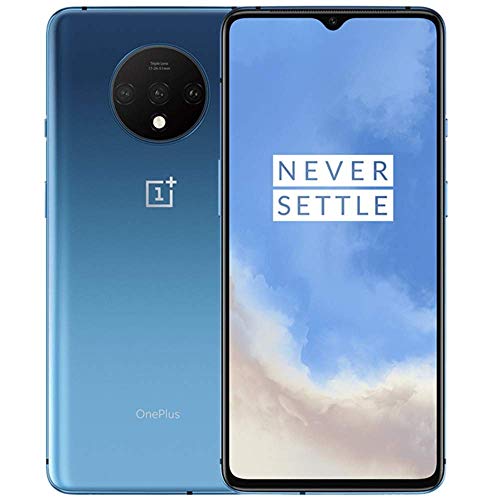 OnePlus 7T (HD1907) 128GB 4G/LTE Smartphone GSM Unlocked (Glacier Blue) - Recertified