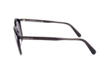 Moncler ML 0213 Violle Sunglasses Shiny Black / Dark Grey Polarized - 50mm