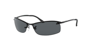 Ray-Ban Polished Black Polarized Grey lens Sunglasses RB3183 002/81 63