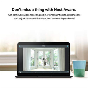 NEST Cam Indoor Smart Security Camera Model - NC1102ES - Sealed -NEW- FAST SHIP!