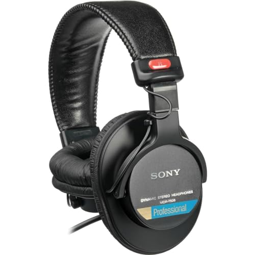 Sony MDR-7506 Closed Back Professional Large Diaphragm Headphones