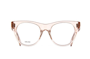 Celine CL50019I - 072 ACETATE Eyeglass Frames Transparent Light Pink 49mm