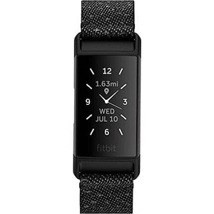 Fitbit Charge 4 Fitness Tracker Special Edition Granite Reflective Woven/Black NFC