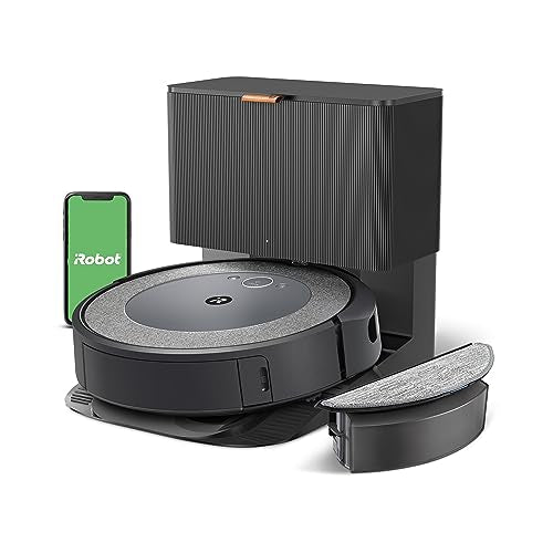 New iRobot Roomba Combo i5+ Self-Emptying Robot Vacuum & Wet Mop + Alexa Control