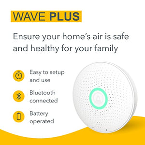 Airthings Wave Plus 2930 - Radon & Air Quality Monitor CO2 VOC Humidity Temp