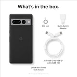 Google - Pixel 7 Pro - 128GB - Obsidian Black - Fully Unlocked Smartphone