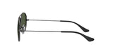 Ray-Ban Mens RB3362 Cockpit Aviator Sunglasses, Gunmetal/G-15 Green, 59 mm