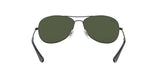 Ray-Ban Mens RB3362 Cockpit Aviator Sunglasses, Gunmetal/G-15 Green, 59 mm