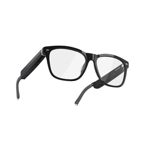 Amazon Echo Frames Smart glasses with Alexa, Classic Square Blue Filtering 56mm