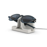 Amazon Echo Frames (newest model), Smart glasses, Designed for Alexa+, Round frames in Blue Tortoise with polarized sunglass lenses