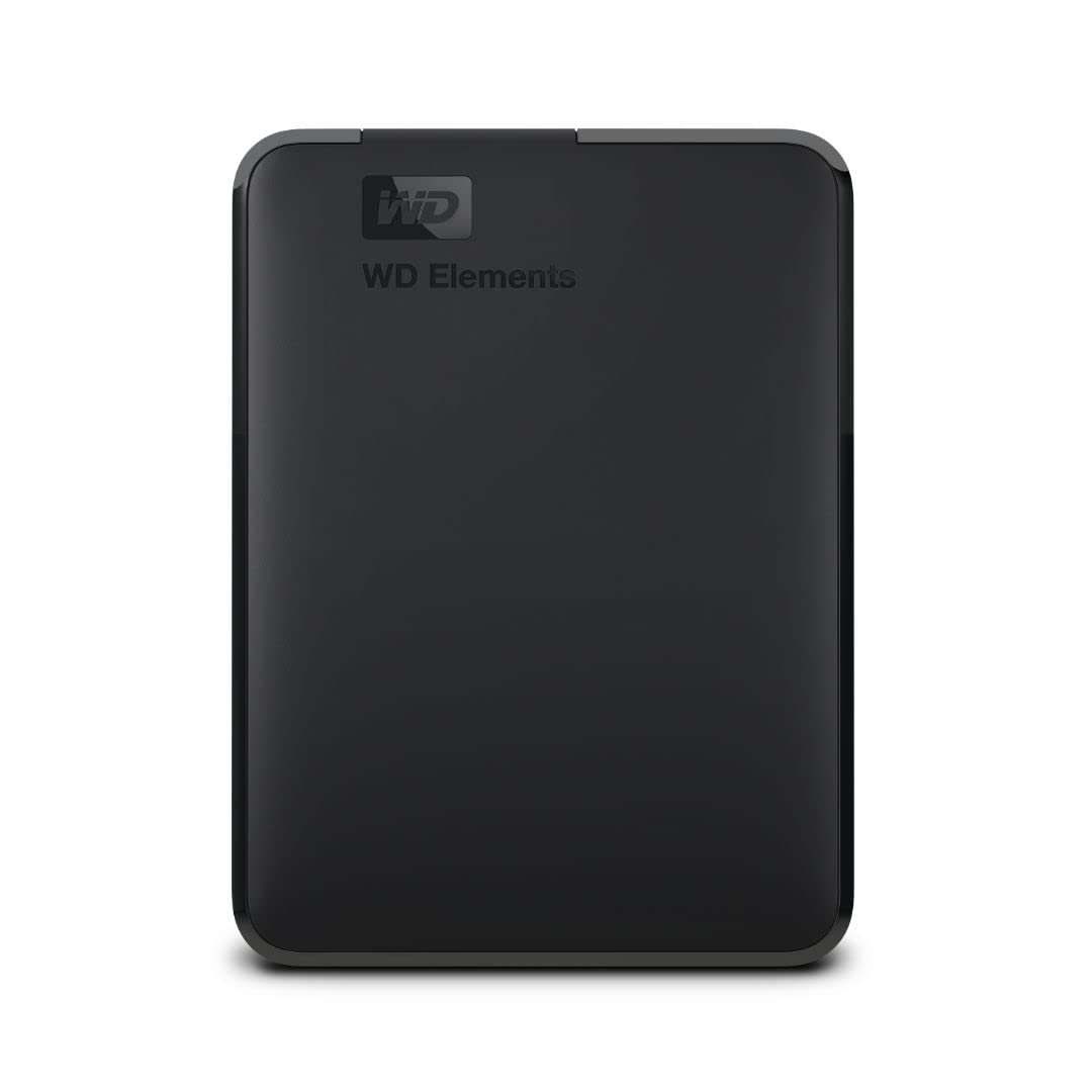 WD 2TB Elements Portable External Hard Drive HDD, USB 3.0, Compatible w/ PC-Mac