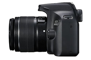 Canon EOS 4000D DSLR Camera and EF-S 18-55 Mm F/3.5-5.6 III Lens Black -  NEW
