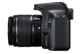 Canon EOS 4000D DSLR Camera and EF-S 18-55 Mm F/3.5-5.6 III Lens Black -  NEW