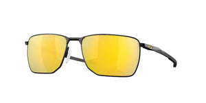 Oakley Ejector OO4142 58MM Satin Black/Prizm 24k Polarized Rectangular Sunglasses