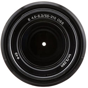 Sony E 55-210mm F4.5-6.3 Lens for Sony E-Mount Cameras (Black)