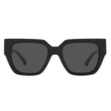 Versace Woman Sunglasses Black Frame, Dark Grey Lenses, 53MM