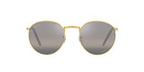 Ray-Ban RB3637 Round Sunglasses, Legend Gold/Polarized Clear Gradient Dark Grey