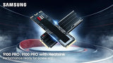 New SAMSUNG SSD 9100 PRO with Heatsink 1TB PCIe 5.0x4 M.2 2280 MZ-VAP1T0CW