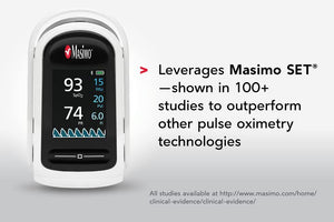 Masimo MightySat Fingertip Pulse Oximeter with Bluetooth Monitor Blood Oxygen