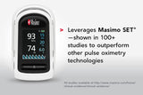 Masimo MightySat Fingertip Pulse Oximeter with Bluetooth Monitor Blood Oxygen