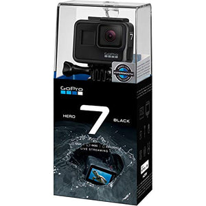 GoPro HERO7 Black Action Camera  Bundle + Extra Battery + 128GB SDHC Card