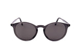 Moncler ML 0213 Violle Sunglasses Shiny Black / Dark Grey Polarized - 50mm