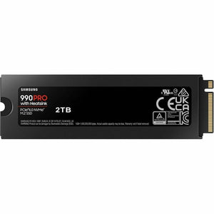 Samsung 990 PRO 2TB NVMe PCIe 4.0 x4 M.2 Internal SSD w/ Heatsink MZ-V9P2T0CW