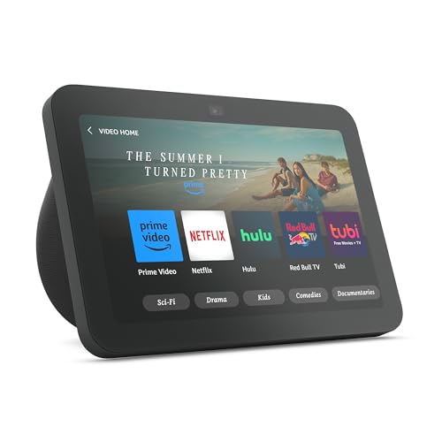 NEW! Amazon Echo Show 8 - 3rd Gen Latest Release Smart Display w Alexa -Charcoal