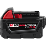 New Genuine 18V Milwaukee 48-11-1852 5.0 AH Batteries M18 XC18 48-11-1850 2-Pack