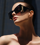 NEW SAINT LAURENT SL M119 BLAZE 001 BLACK GOLD SUNGLASSES 54MM - AUTHENTIC