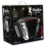 Hohner Panther Diatonic Accordion - Keys G/C/F Bundle with Hard Case - NEW