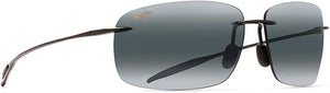 Maui Jim Breakwall HT422-11 Polarized Rimless Sunglasses - Transparent Smoke Grey