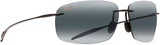 Maui Jim Breakwall HT422-11 Polarized Rimless Sunglasses - Transparent Smoke Grey