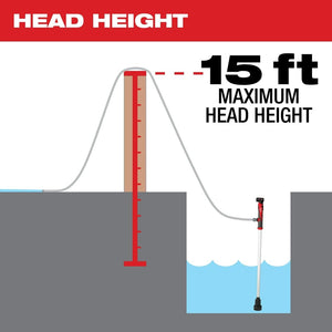Milwaukee 2579-20 M12 Stick Transfer Pump, 36” Submersible Aluminum Barrel