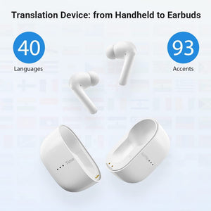 Timekettle M3 Language Translator Earbuds - Online/Offline Translation - NEW