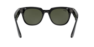 RAY-BAN STORIES RW4005 (FACEBOOK/META) METEOR BLACK FRAME GREEN LENS