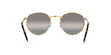 Ray-Ban RB3637 Round Sunglasses, Legend Gold/Polarized Clear Gradient Dark Grey