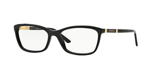 Versace VE3186 GB1 Black Demo Lens Women Eyeglasses Frame 54 mm