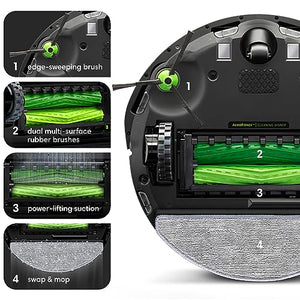 New iRobot Roomba Combo i5+ Self-Emptying Robot Vacuum & Wet Mop + Alexa Control