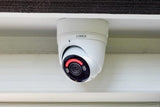 Lorex 4K Wired Dome Security Camera Smart Security Lighting 2-Way Audio E896DD