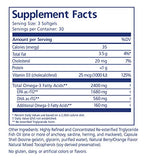 PRN De 3 Omega Benefits - (Omega 3) 90 Softgels - Free Ship - Exp. 04/27