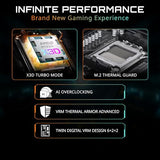 GIGABYTE B850 GAMING WIFI6 AMD AM5 LGA 1718 Motherboard, ATX, DDR5, 3x M.2, PCIe