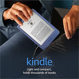 Amazon Kindle E-Reader 6" Display - 16GB Storage - 2022 Release - Denim Blue