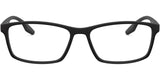 PRADA LINEA ROSSA PS 04MV DG01O1 Eyeglasses BLACK RUBBER Demo 54mm